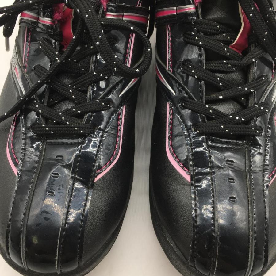 エレッセ ゴルフシューズ 黒×ピンク VGL011P レディース 23.5