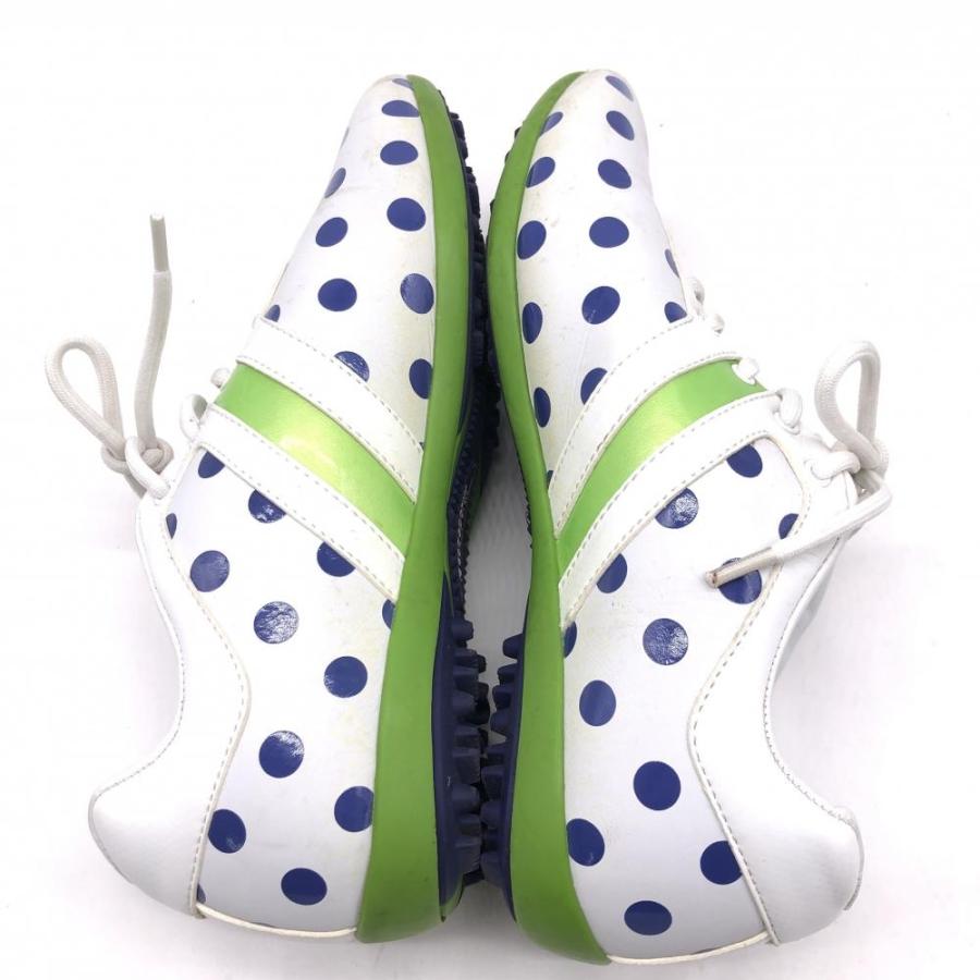 le coq sportif ルコック ゴルフシューズ 白×ネイビー QQL0578 le coq sportif ルコック ゴルフシューズ 白×ネイビー QQL0578