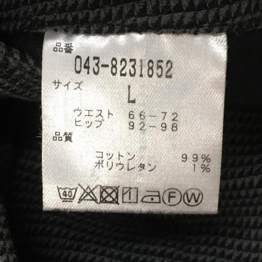 30%OFF価格／St ANDREWS セントアンドリュース パンツ 黒×グレー 総柄