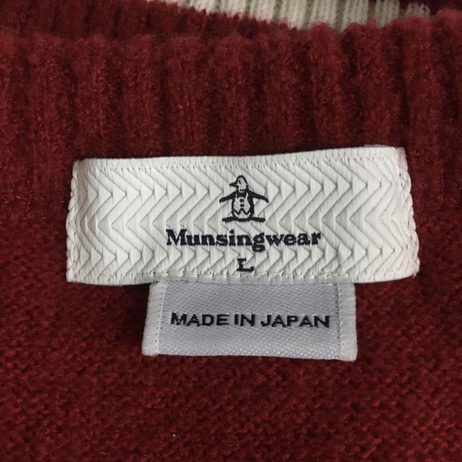 20%OFF価格／(美品)Munsingwear マンシングウェア 長袖ニットセーター