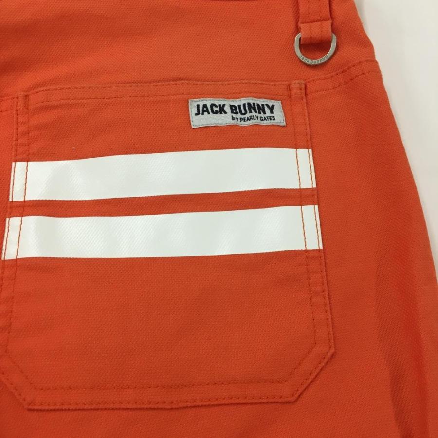 オレンジ系 Jack Bunny ジャックバニー パンツ Jack Bunny!! ジャックバニー パンツ 蛍光オレンジ×黒 サイド
