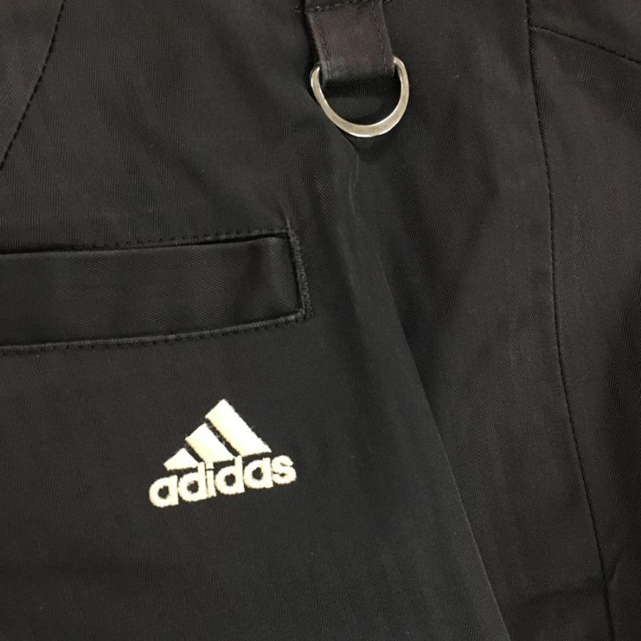 adidas（アディダス） パンツ 黒×ゴールド ストライプ地模様 メンズ 88