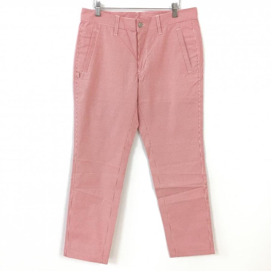 【売り尽くしセール‼️】【即日発送】Jack Bunny!! ゴルフパンツLサイズ Jack Bunny!! ジャックバニー パンツ 蛍光オレンジ×黒 サイド