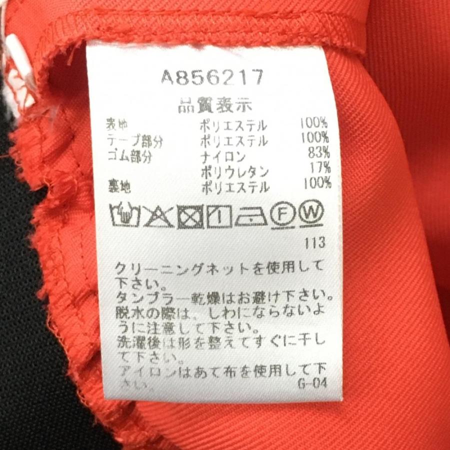 archivio（アルチビオ） スカート レッド×黒 ウエストゴム ロゴ