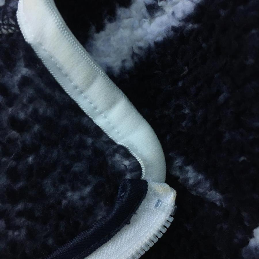 40%OFF価格／PEARLY GATES パーリーゲイツ ボアフリースブルゾン 黒×白