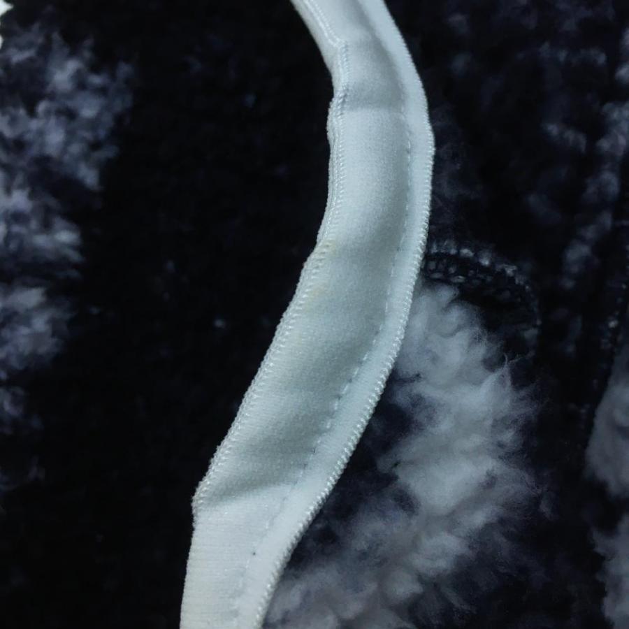 40%OFF価格／PEARLY GATES パーリーゲイツ ボアフリースブルゾン 黒×白