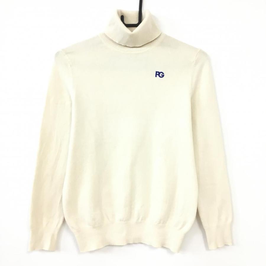 日本未発売 レディースウエア Pearly Gates パーリーゲイツ ハイネックセーター 白 タートルネック コットン混 レディース 0 S ゴルフウェア Www Threeriversofs Com