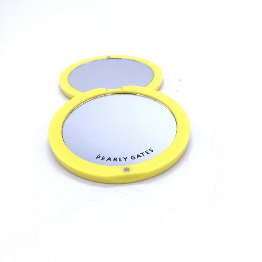 30%OFF価格／(未使用品)PEARLY GATES パーリーゲイツ ミラー イエロー