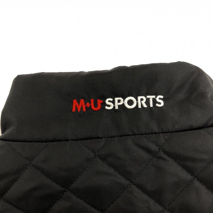 M・U SPORTS MUスポーツ 中綿ジャケット 黒 キルティング ビッグ