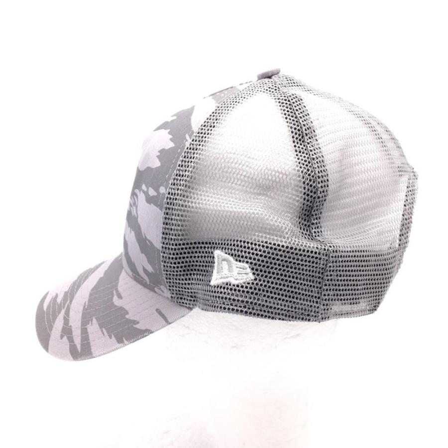 20%OFF価格／(美品)New Era ニューエラ メッシュキャップ グレー×白
