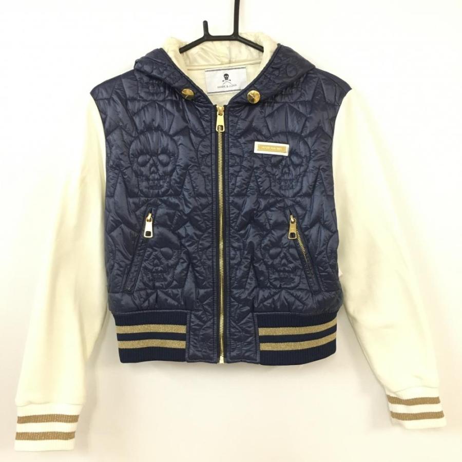 10%OFF価格／MARK＆LONA マークアンドロナ 中綿ジャケット ネイビー×白  