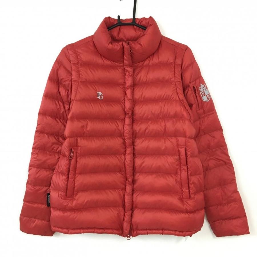 【美品】パーリーゲイツ 2WAYナイロンダウンジャケット 軽量 レディース PEARLY GATES／パーリーゲイツ ダウンジャケット レディースL 15%OFF