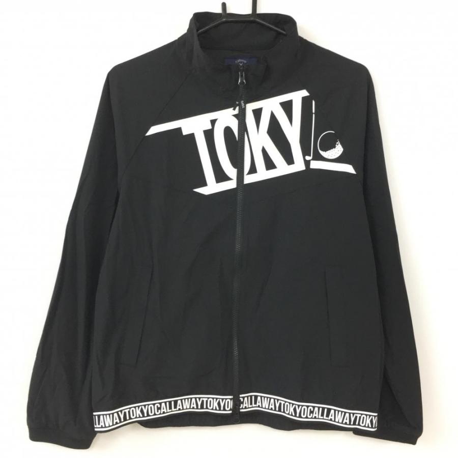 ♢美品♢ callaway ジャンバー Callaway（キャロウェイ） ジャケットブルゾン 黒×白 裏メッシュ TOKYO