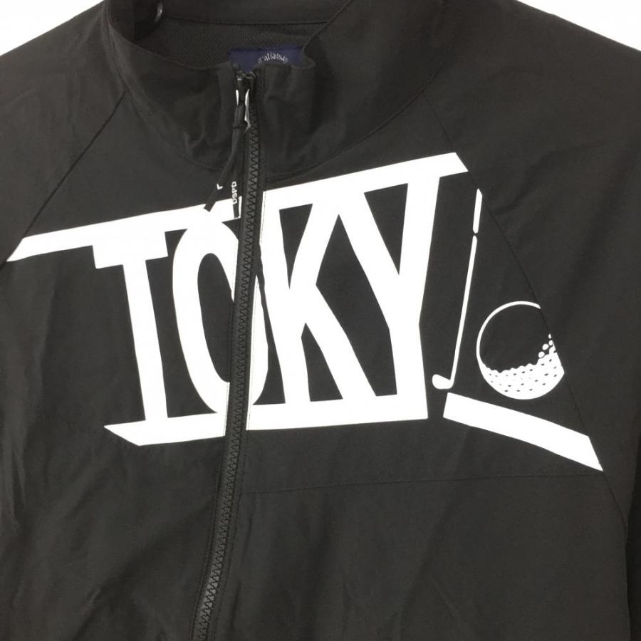 Callaway（キャロウェイ） ジャケットブルゾン 黒×白 裏メッシュ TOKYO