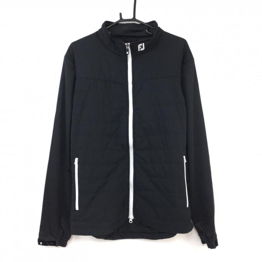 40%OFF価格／(超美品)FootJoy フットジョイ 中綿ジャケット 黒 ダブル 