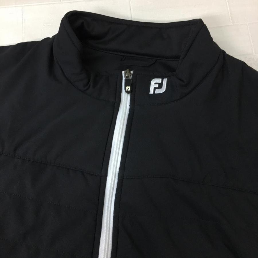 40%OFF価格／(超美品)FootJoy フットジョイ 中綿ジャケット 黒 ダブル 