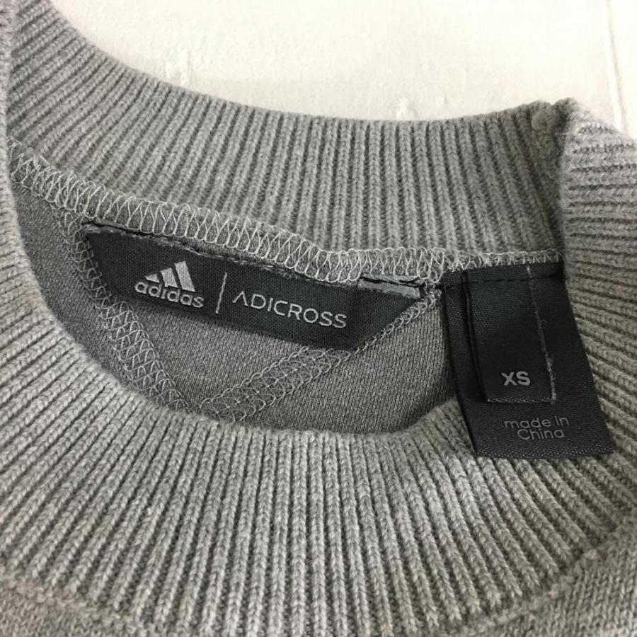 30%OFF価格／(美品)adidas アディダス 異素材ニットセーター