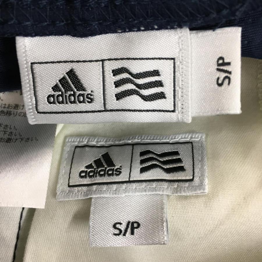adidas（アディダス） スカート ネイビー×白 ボーダー×ストライプ 総柄