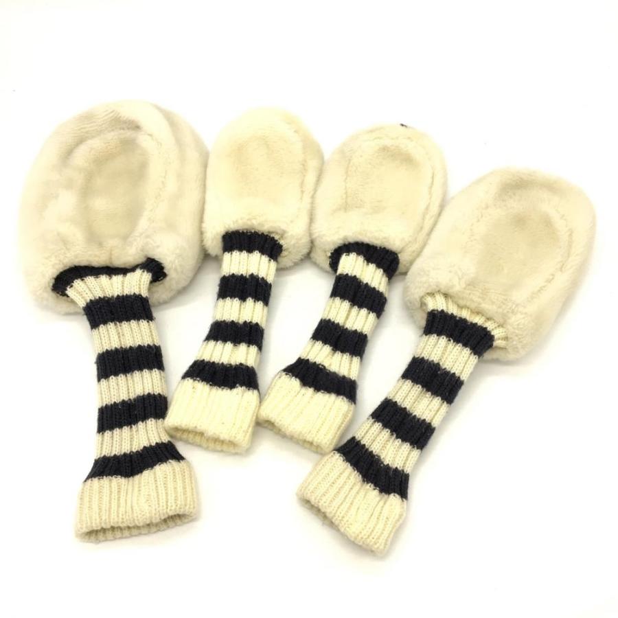 10%OFF価格／PEARLY GATES パーリーゲイツ ボアヘッドカバー 4点セット