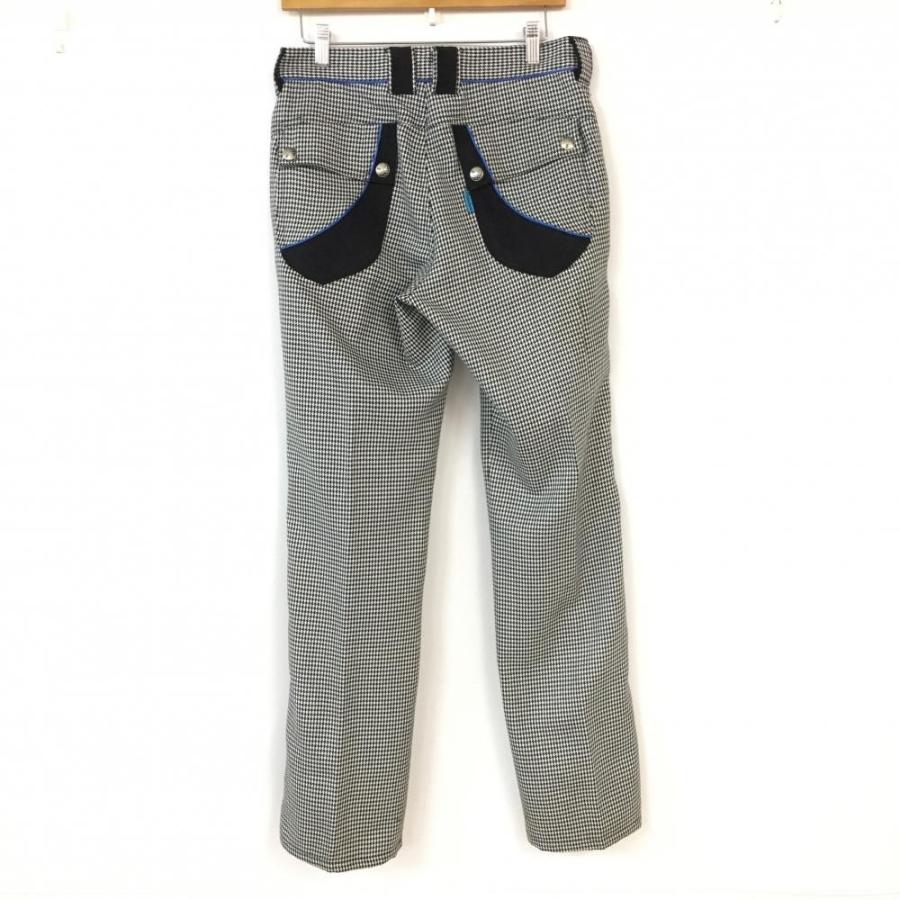 ラッセルノ】人気ルチャマスク×マリン柄総柄 ストレッチゴルフパンツM