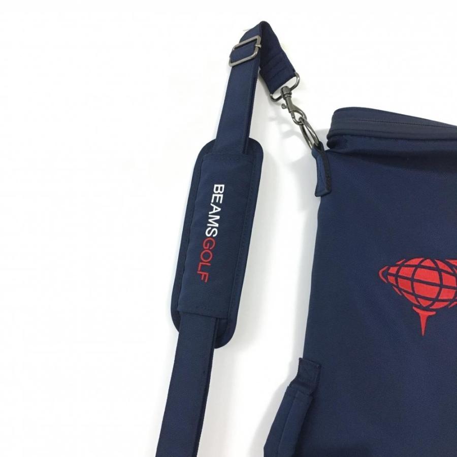 訳あり＊BEAMS GOLF ビームスゴルフ クラブケース ネイビー