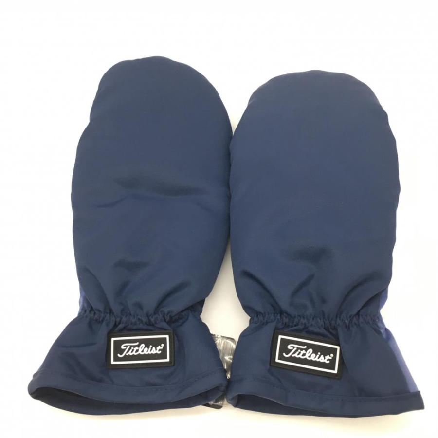 Titleist（タイトリスト） 手袋 ミトン ネイビー 裏面フリース フリー