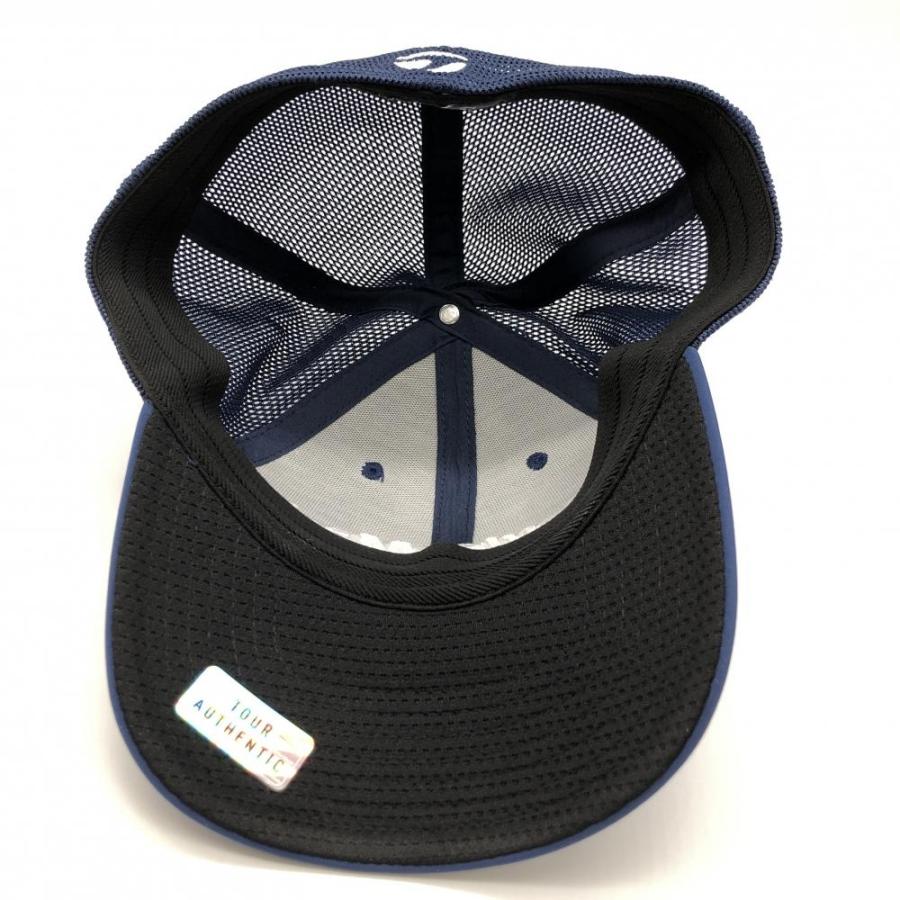 TaylorMade（テーラーメイド） メッシュキャップ ネイビー×白 TP5 立体