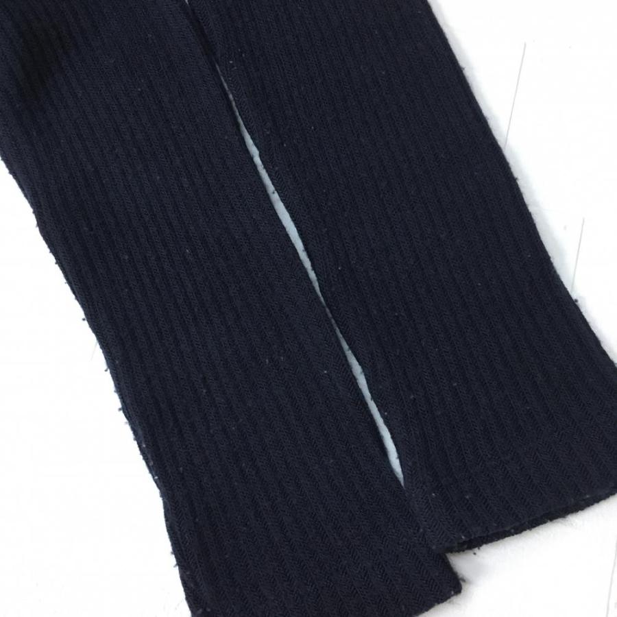 and per se（アンパスィ） 切替ハイネックニットセーター ダーク