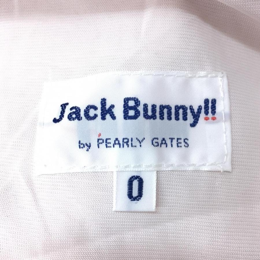 Jack Bunny!!（ジャックバニー） 半袖ポロワンピース ピンク×白