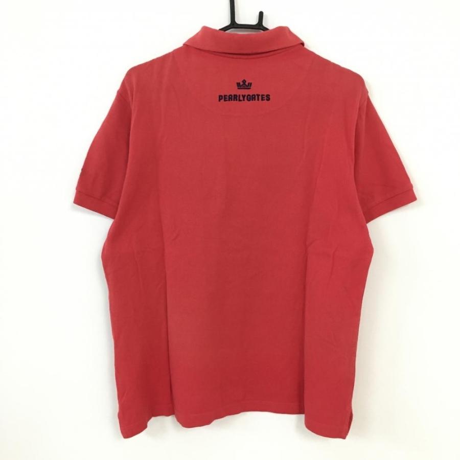 パーリーゲイツ  ポロシャツ　赤 中古・古着通販】PEARLY GATES (パーリーゲイツ) ポロシャツ
