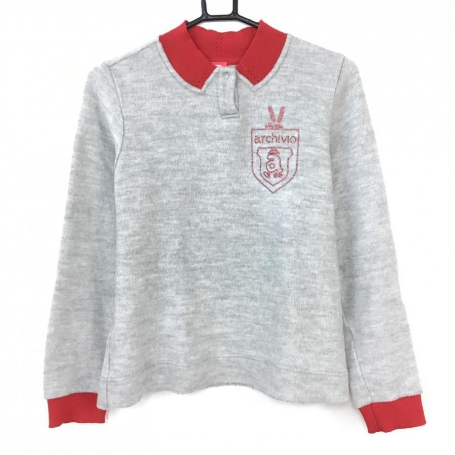 archivio（アルチビオ） ハイネックニットセーター ライトグレー