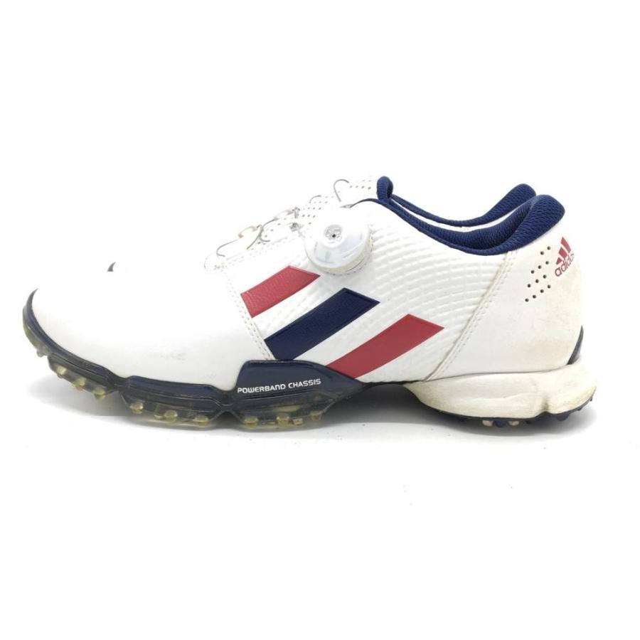 10%OFF価格／adidas アディダス ゴルフシューズ 白×レッド