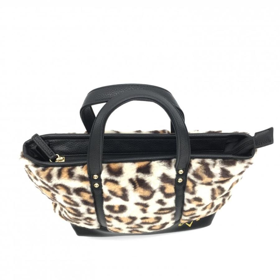 Callaway（キャロウェイ） カートバッグ ベージュ×黒 レオパード柄