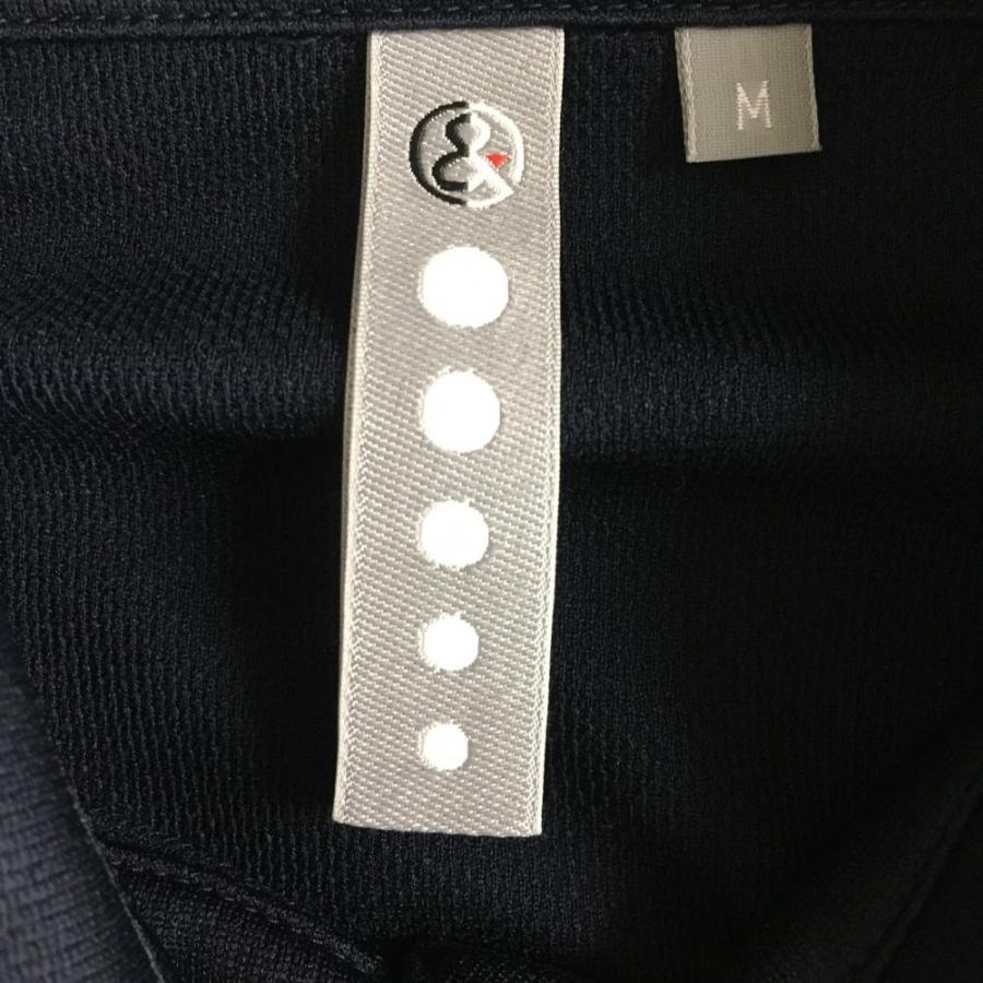 70%OFF価格／and per se アンパスィ 半袖ポロシャツ ダークネイビー