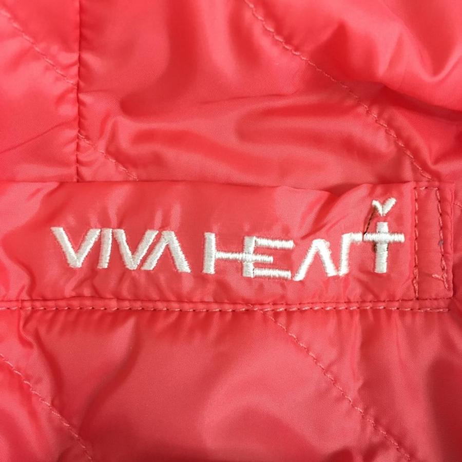 VIVA HEART - 【新品タグ付き】ビバハート　リバーシブル中わたスカート 撥水　花柄 VIVA HEART ビバハート 中綿リバーシブルスカート ピンクレッド