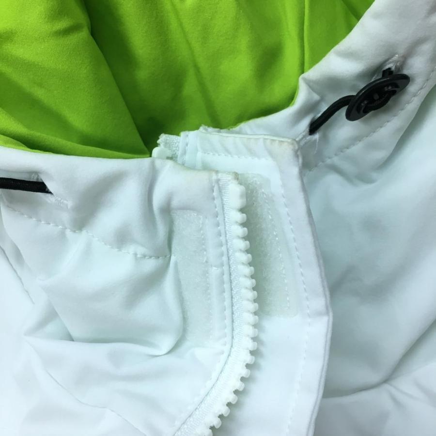 Kissmark キスマークゴルフ 中綿ジャケット 白×ネイビー レディース L