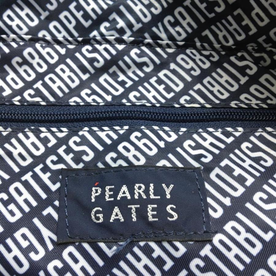 PEARLY GATES（パーリーゲイツ） カートバッグ ネイビー×オレンジ