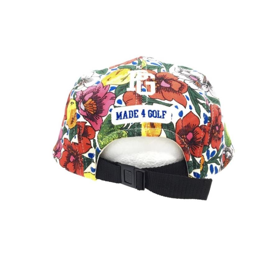 20%OFF価格／PEARLY GATES パーリーゲイツ キャップ レッド×白 花柄 総