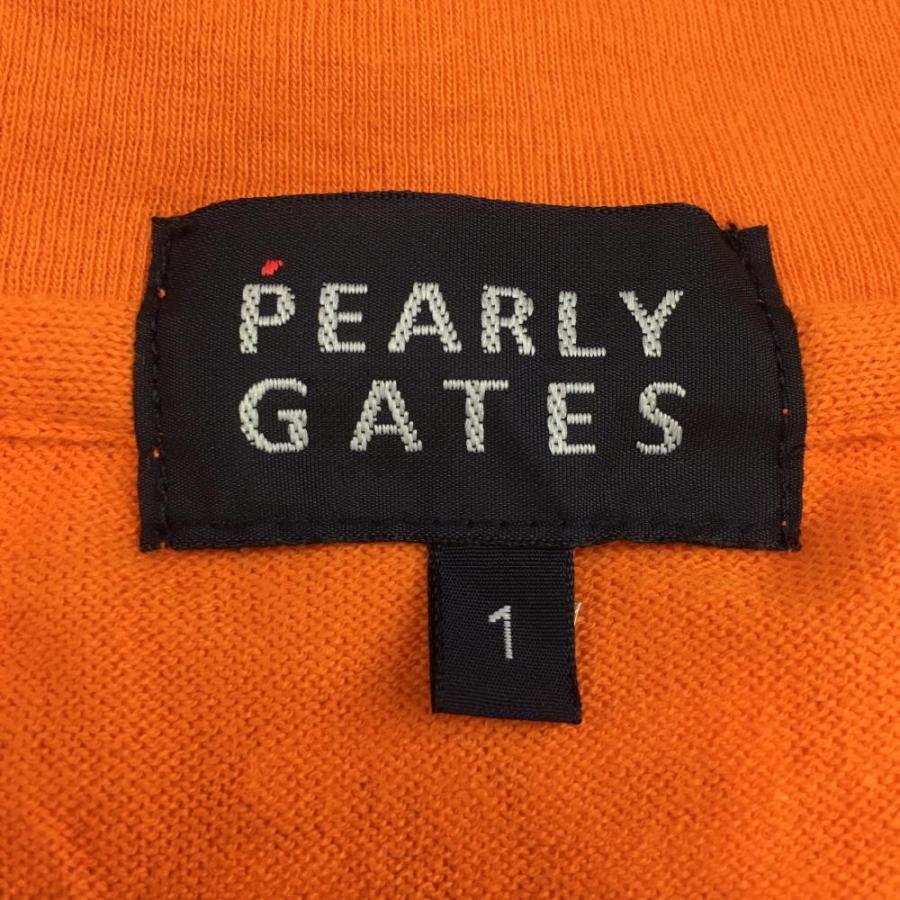 PEARLY GATES パーリーゲイツ 襟付き長袖シャツ オレンジ PEARLY GATES パーリーゲイツ 襟付き長袖シャツ オレンジ