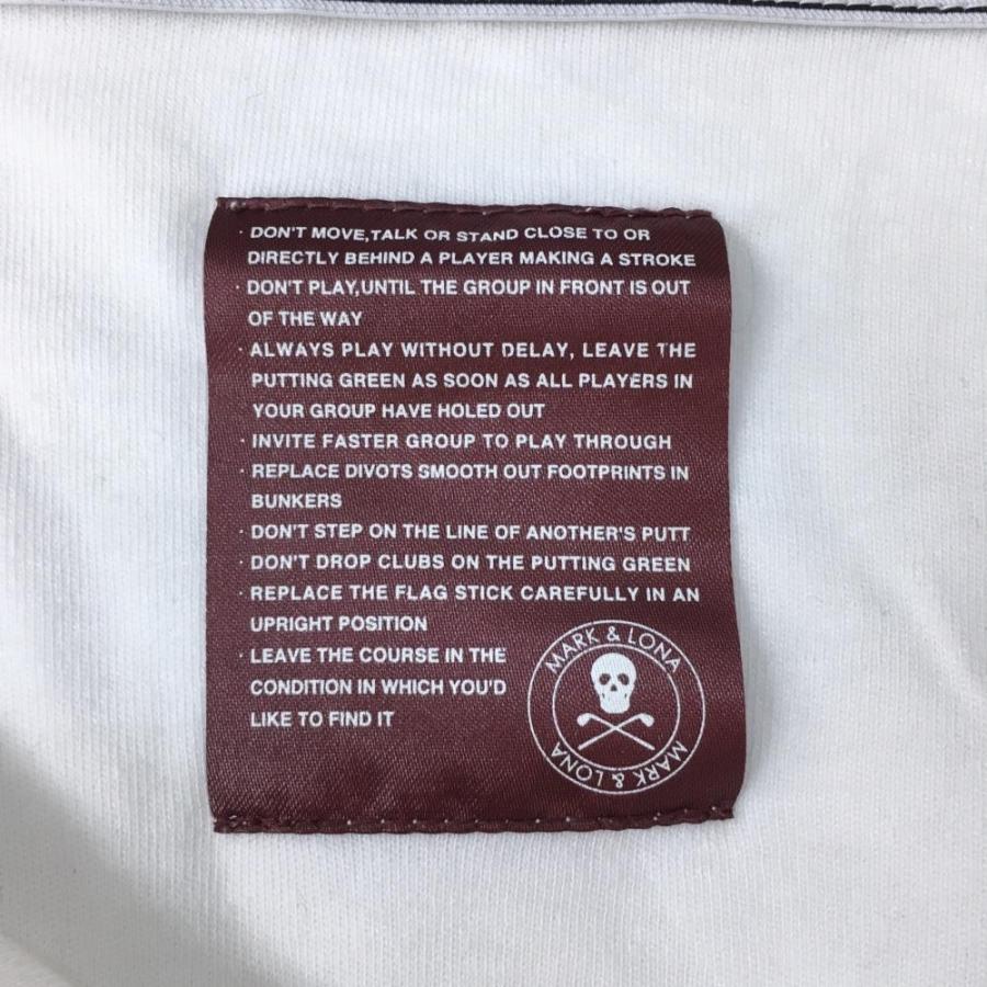 MARK & LONA ホワイトシャツ スカルロゴ MARK & LONA ホワイトスカルTシャツ - メルカリ