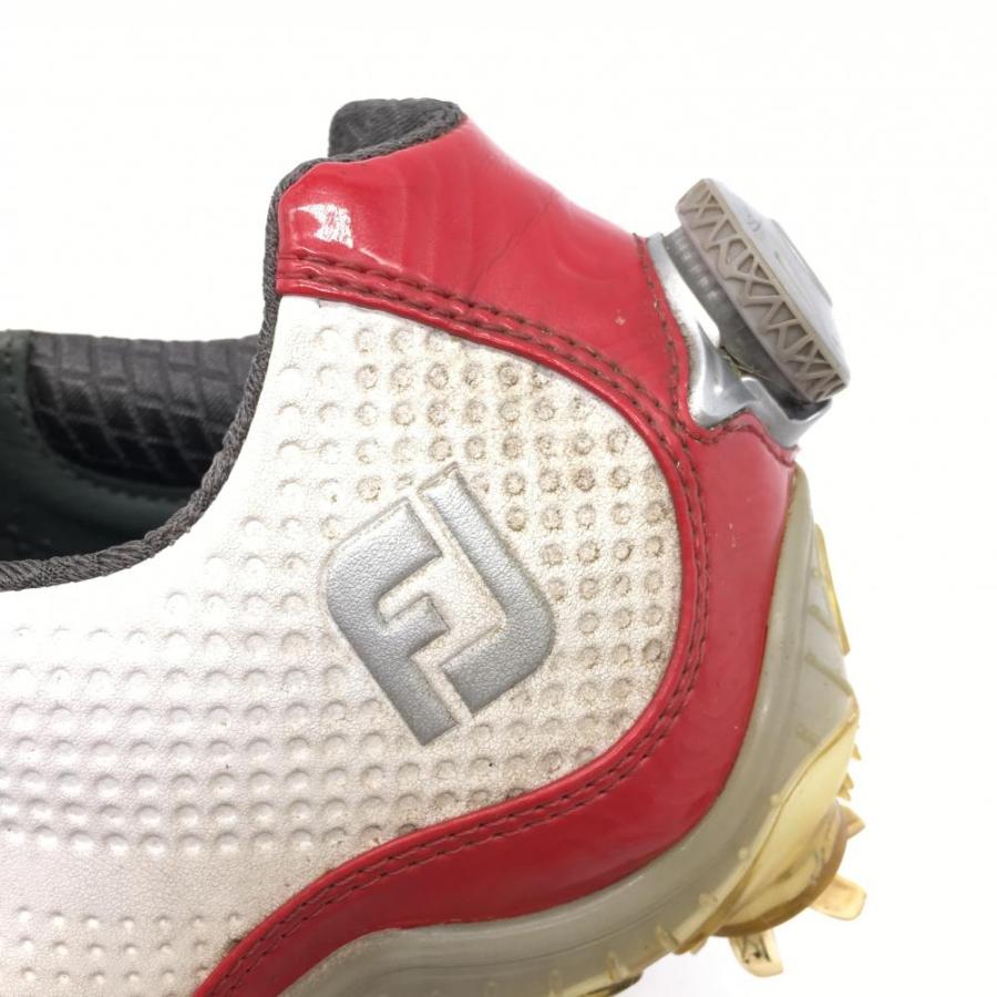 FootJoy（フットジョイ） ゴルフシューズ 白×レッド 53454J BOA ボア
