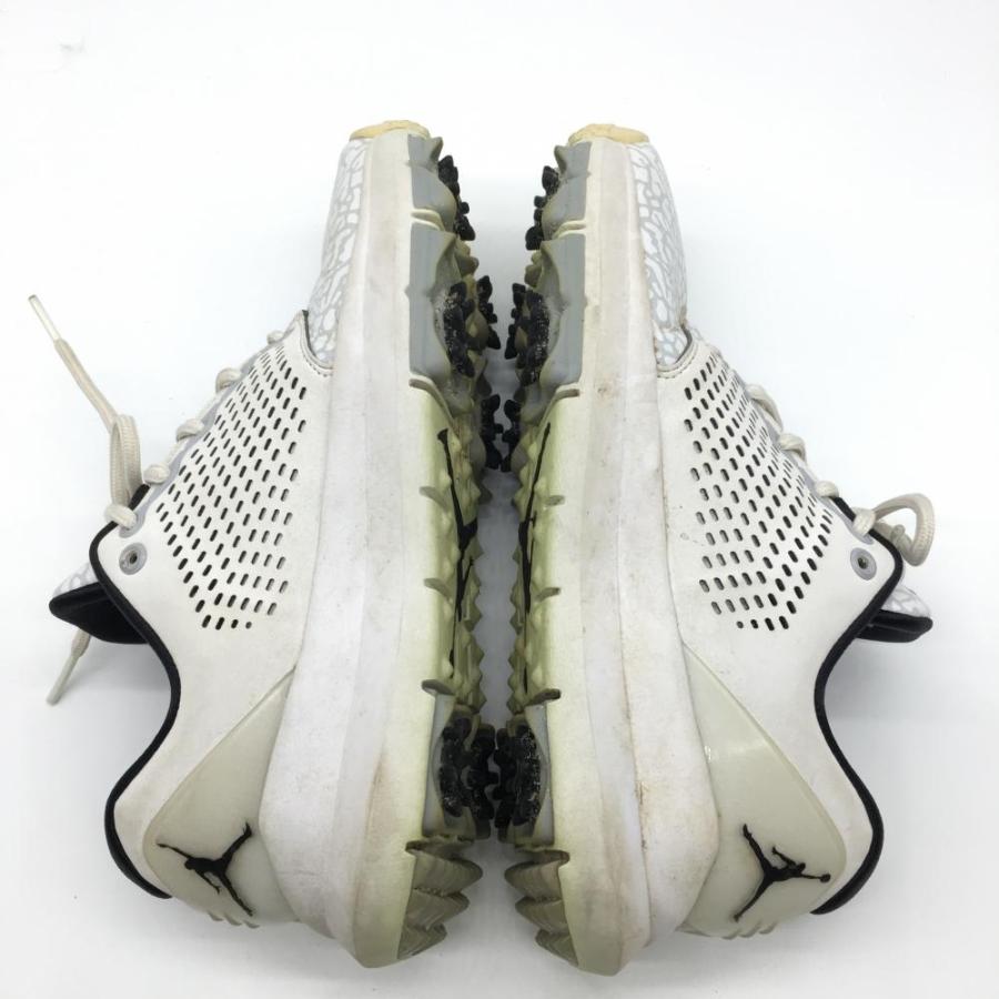 ジョーダン ナイキ ゴルフシューズ（白黒2足） NIKE（ナイキ） ジョーダン ゴルフシューズ 白×グレー AH7747-100