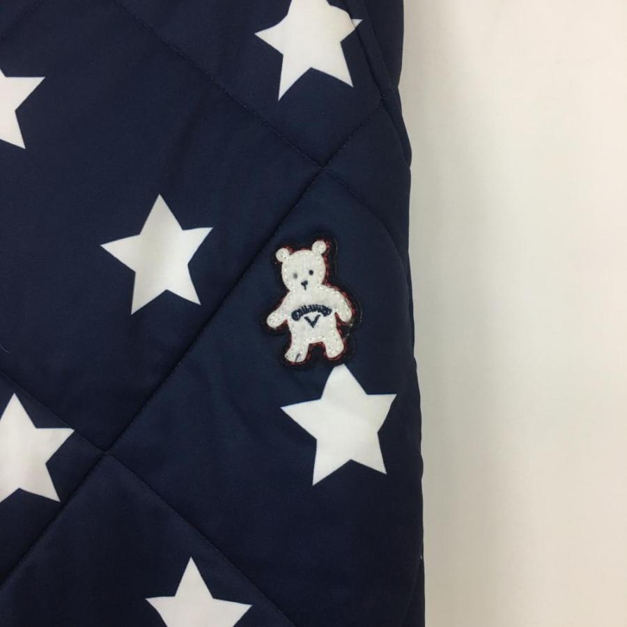 20%OFF価格／Callaway キャロウェイ 中綿パンツ ネイビー×白 星柄 総柄