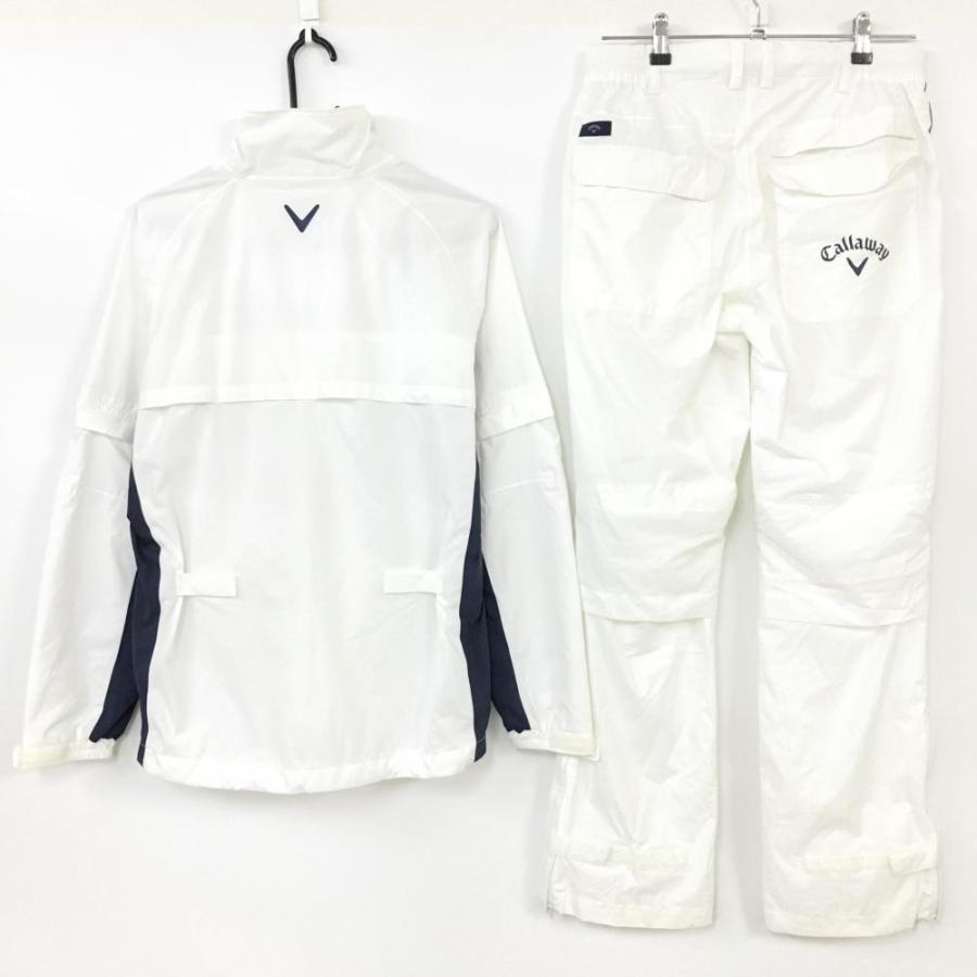 50%OFF価格／Callaway キャロウェイ レインウェア 上下セット 白