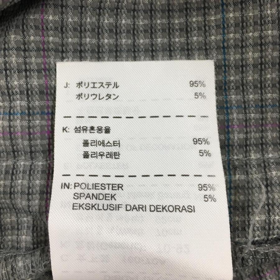 NIKE ナイキゴルフ パンツ グレー×パープル チェック柄 総柄 NIKE ナイキゴルフ パンツ グレー×パープル チェック柄 総柄