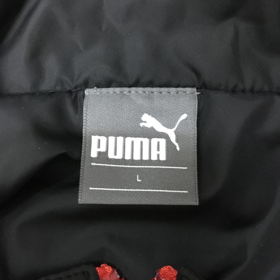 30%OFF価格／(新品)65％OFF〜PUMA プーマ 中綿ジャケット 黒×レッド
