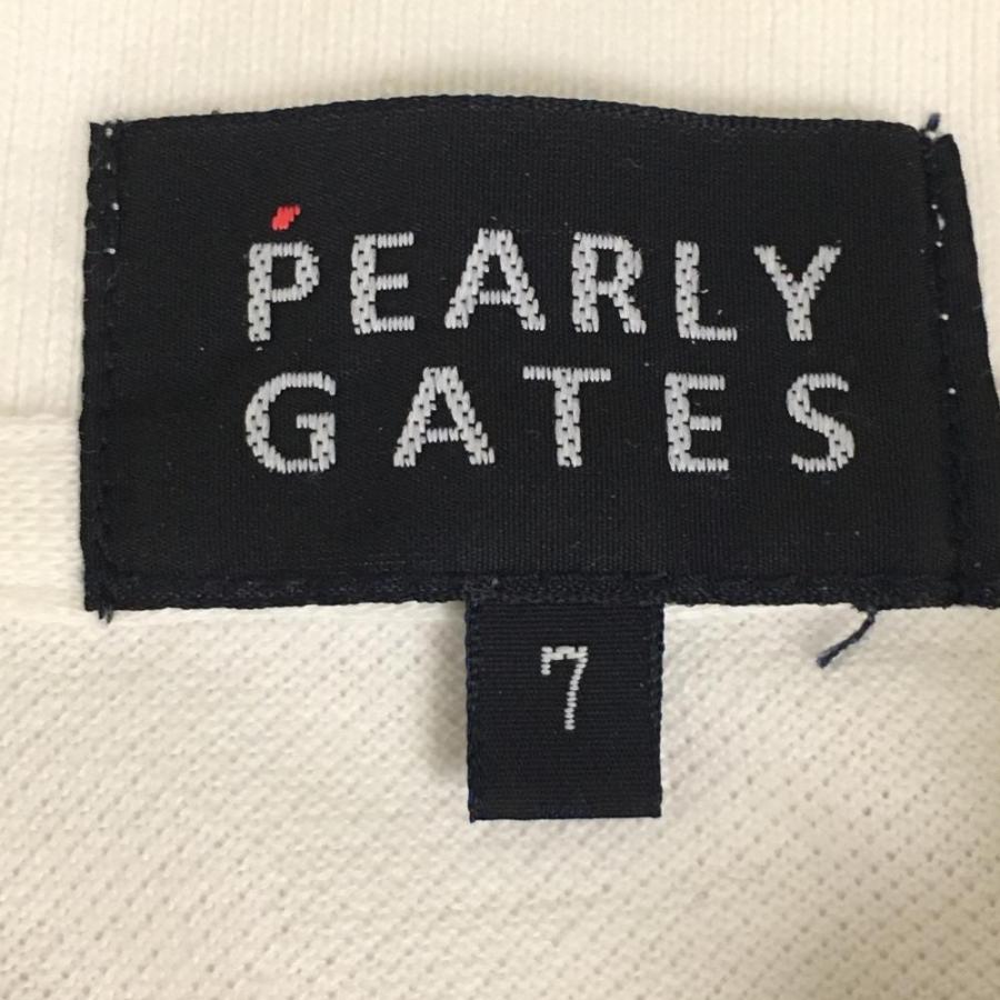 20%OFF価格／PEARLY GATES パーリーゲイツ 半袖ポロシャツ 白 シンプル