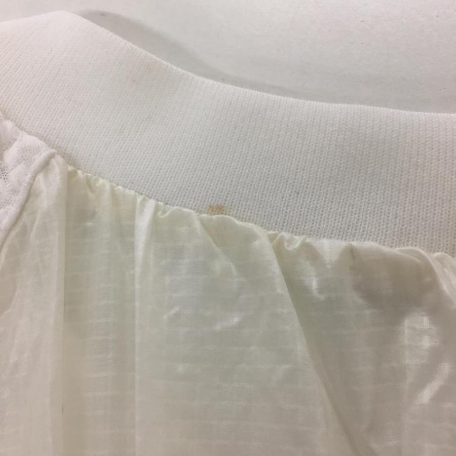 PEARLY GATES（パーリーゲイツ） 異素材半袖プルオーバー 白 ナイロン