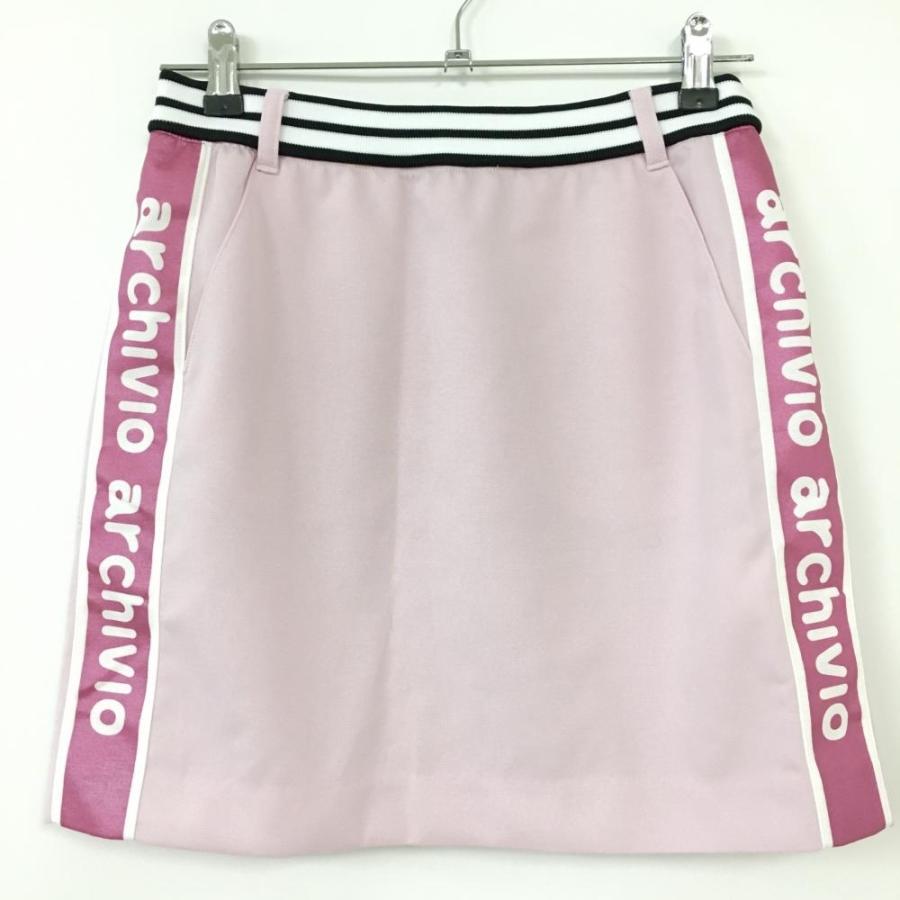 65%OFF!】 新品 2021年20%OFF〜 archivio アルチビオ スカート ピンク×白 サイドロゴ こかげの涼感 ウエストゴム レディース 38 ゴルフウェア 65%OFF!】 新品 2021年20%OFF〜 archivio アルチビオ スカート ピンク×白 サイドロゴ こかげの涼感 ウエストゴム レディース 38 ゴルフウェア