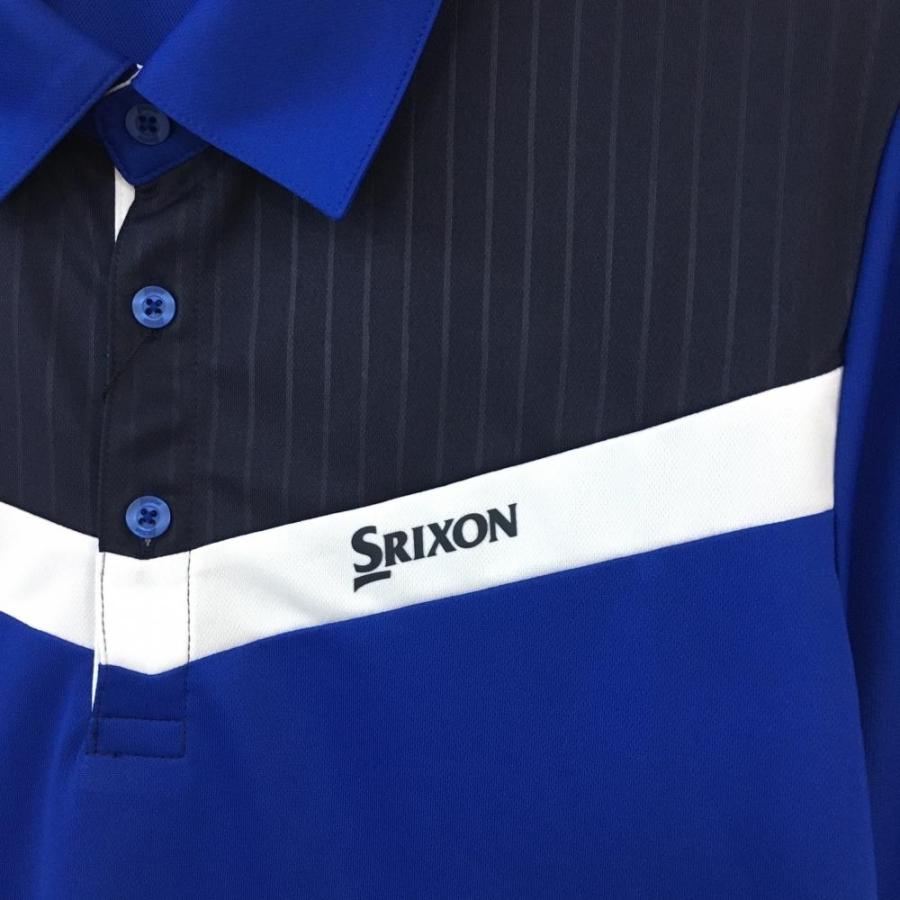 【たく】スリクソンバイデサント　白and紺　半袖ポロシャツ 2枚セット 20%OFF価格／(新品)SRIXON スリクソンbyデサント 半袖ポロシャツ